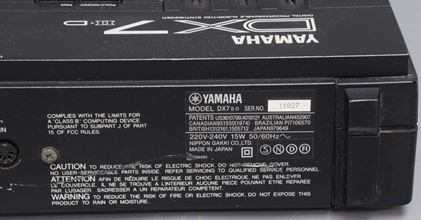 Yamaha-DX7 IID MIDI synth NOT WORKING